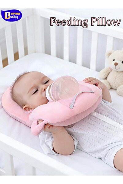 Berma Baby Pink Baby Bottle Holder Adjustable Nursing Pillow Support Bottle H...