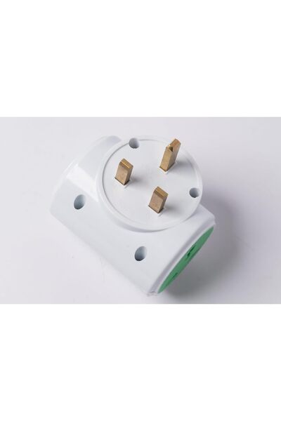 Generic Universal Multi Plug Adapter | 3-Way Power Converter with Universal Socket Compatibility | 3Pin Plug