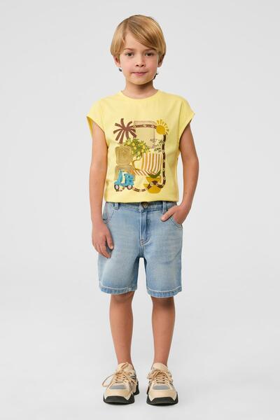 NBT JEANS Ανδρικό τζιν σορτς BG Store