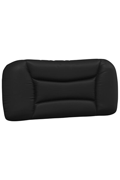 vidaxl Pernă pentru tăblie pat, Hvar, negru, 90 cm, piele artificială