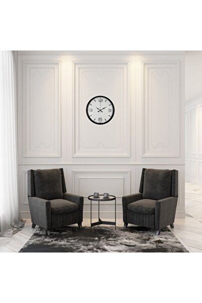 Leyaton Black Classic 36 cm Wall Clock Rvryt-Rs345