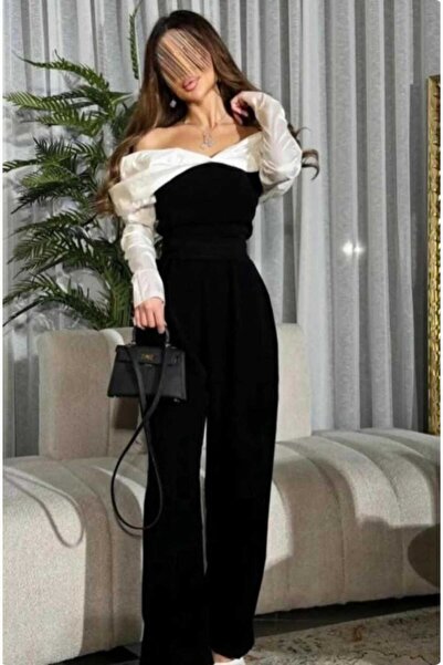 Linda ~ Soft Barbie fabric jumpsuit with satin sleeves