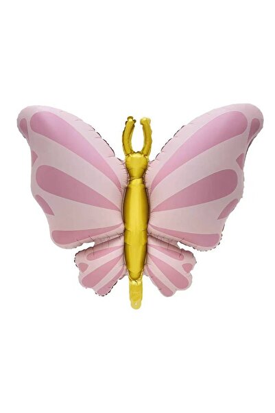 baloanepetrecere.ro Balon din folie fluture roz 88x71 cm