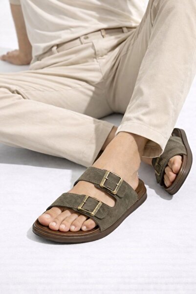 Slipcat Daily Men's Slippers with Double Buckle, Comfortable, Light Sole, Com...