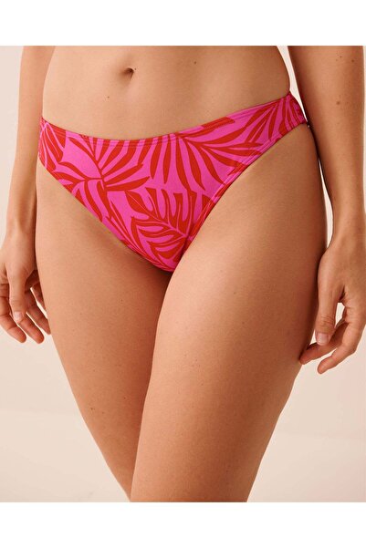 La Vie en Rose TROPICAL FUCHSIA Low Waist Brazilian Bikini Bottom