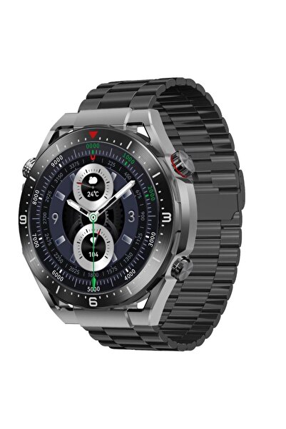 MAXCOM Έξυπνο ρολόι Ecowatch ECO1 EW01, Bluetooth, GPS, πυξίδα, IP67, μαύρο