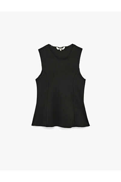 Koton Slim Fit Crew Neck Sleeveless Blouse