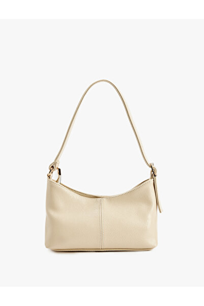 Koton Zippered Faux Leather Shoulder Bag