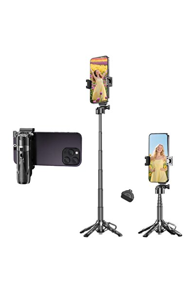 Juo Jst20 Remote Controlled Mini Tripod Monopod Selfie Stick Compatible with ...