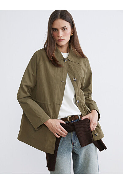 LC Waikiki Peak New Season Shirt Collar Women's Jacket