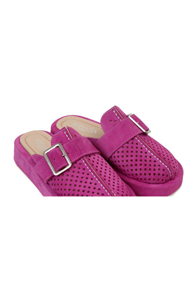 ANNASIA SHOES Papuci RUBY - Piele Roz