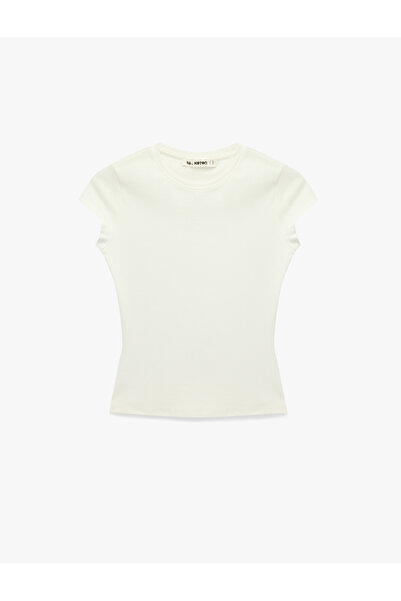 Koton Slim Fit Short Sleeve Crew Neck Cotton T-Shirt