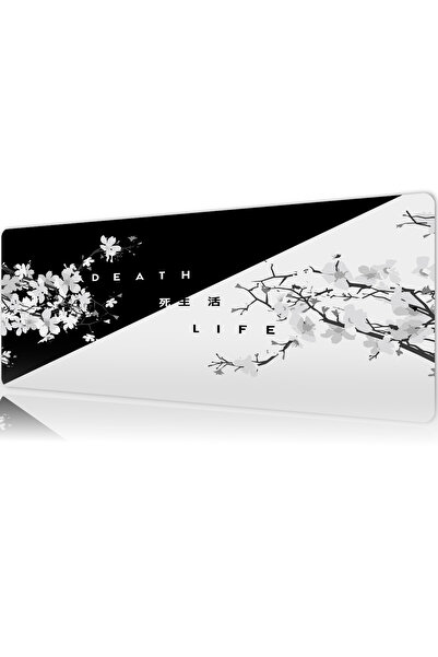 urzuva Death & Life Gaming Oyuncu XL Mouse Pad Mousepad 80X30 cm 3Mm Dikişli ...