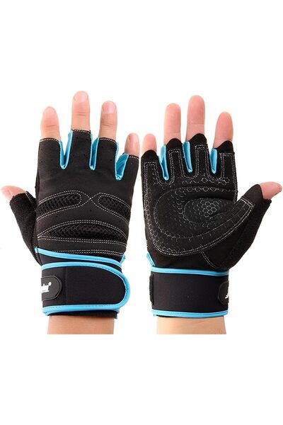 Arabest Fitness Training Gloves with Wrist Support, Full Palm Protection for ...