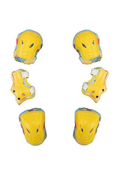 ACTION ONE Set protectii copii Joy, genunchiere, cotiere si aparatori incheie...