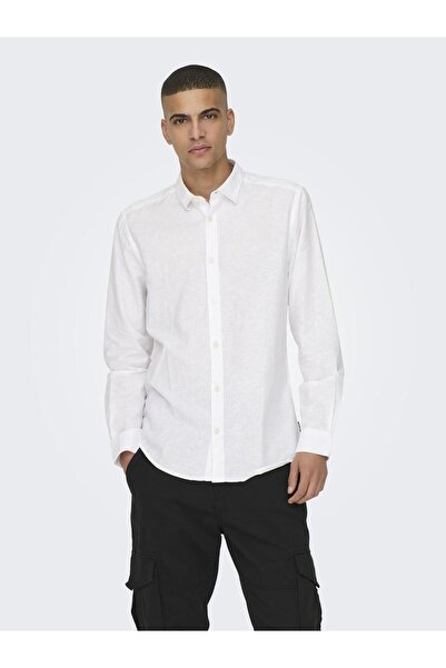 Only & Sons Cămașă ONSCAIDEN din in