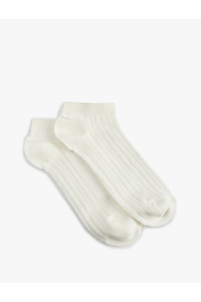 Koton Textured Set of 2 Booties Socks