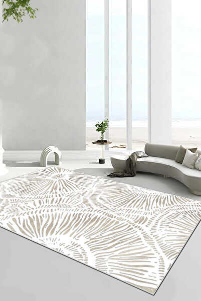 Halise Home Kaymaz Tabanlı Yıkanabilir Baskılı Mutfak Halısı Halı Yolluk