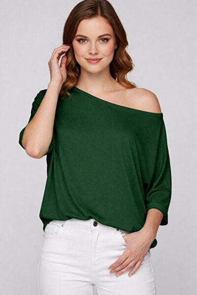 Lucky Line Women's Loose Casual Viscose Knitted Summer Spring Blouse