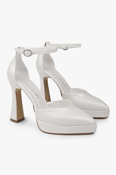 Shoeberry Women's Aurex Skin Platform Heeled Shoes