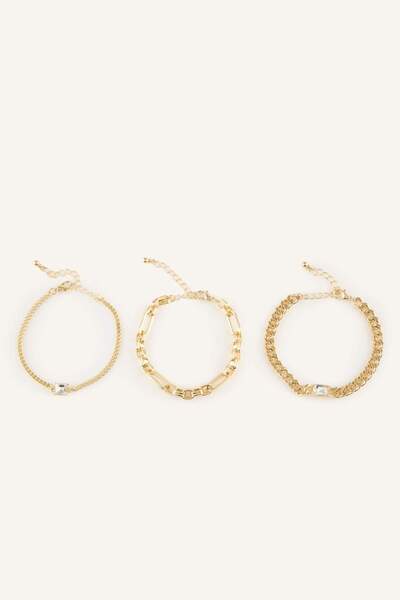 DeFacto Women's 3-Piece Bracelet H1765Axns