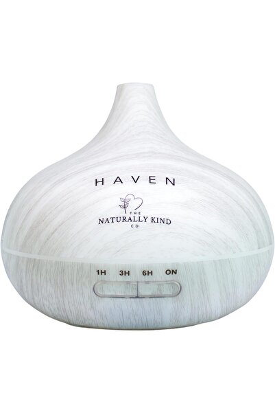 The Naturally Kind Co. Haven Ultrasonic Aroma Diffuser for Home with Essentia...