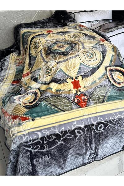 goldensun Double Heavy Soft Patterned Modern Blanket 6kg - Made in Kuyu -200*240