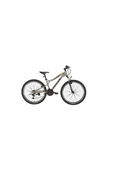 Bisan BUFFALO ERKEK DAĞ BİSİKLETİ 35CM V 26 JANT 21 VİTES AÇIK GRİ SİYAH SARI