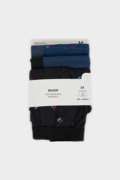 DeFacto Боксерки з принтом, стандартного крою, набір з 3 шт., G9371AX26SP