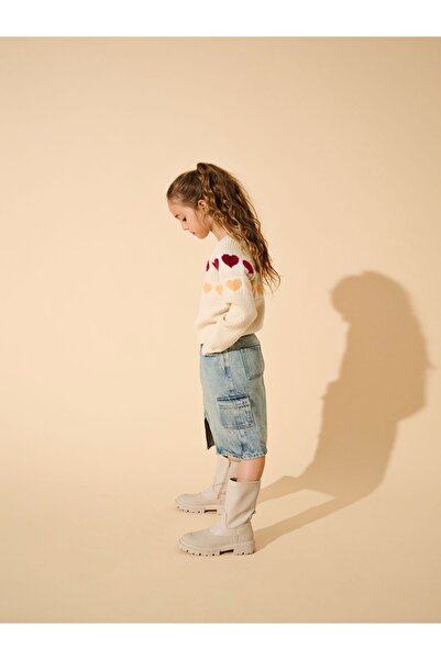 Kids Only Jeansrock KOGPOSEY Denim Jeansrock Midirock