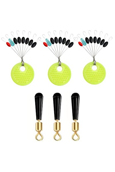 Opra tactic Συρόμενος οδηγός με στοπ για φελλό ψαρέματος, Μέγεθος L, Σετ 3 τε...