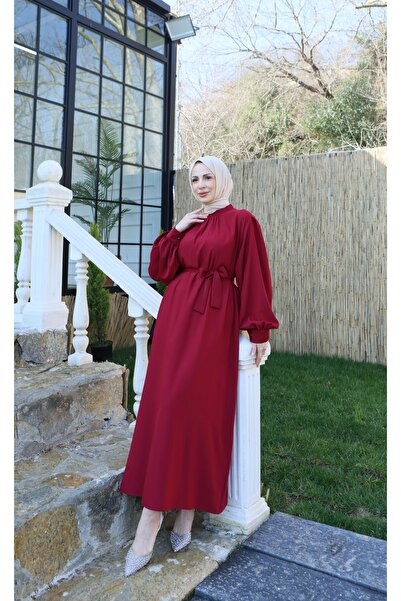 NİSUM MODA فستان هاكيم ياكا بأكمام بالون