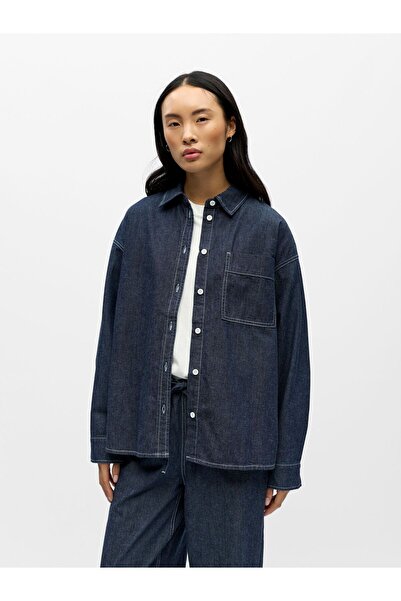 Object Cămașă din denim cu mânecă lungă