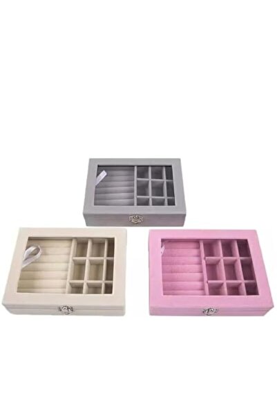 HADEEL GIJAMAI Jewelry and Accessories Organizer and Display Box Velvet Case ...