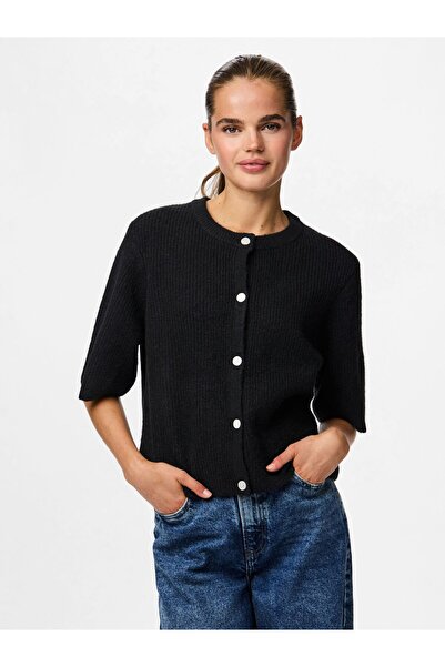 PIECES Strickjacke PCSILLY s krátkým rukávem