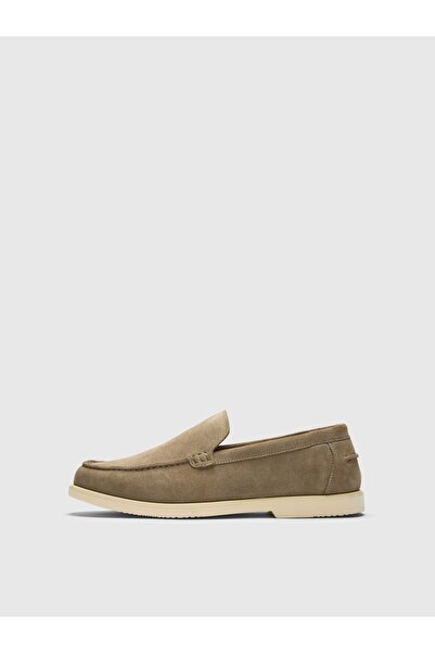 SELECTED Pantofi semi-încălțați din piele întoarsă, tip slip-on