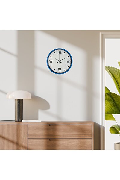Leyaton 36 cm Blue Decorative Wall Clock Rvryt-Rs345