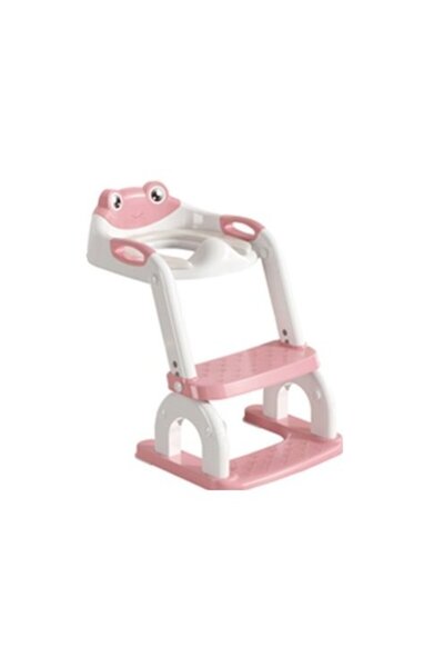 Little Mom Children's toilet seat reducer Pink, foldable, adjustable, removab...