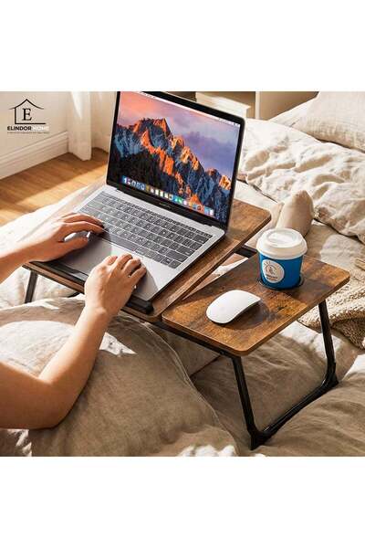 Elindor ® Non-Slip Foldable Laptop Desk, 5 Tilt Angles, Portable Desk, 55.5 ×...