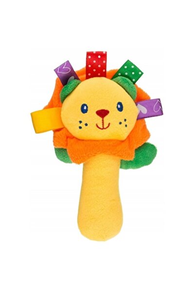Akuku Jucărie de pluș cu zornăitoare, Leu, Multicolor A0348