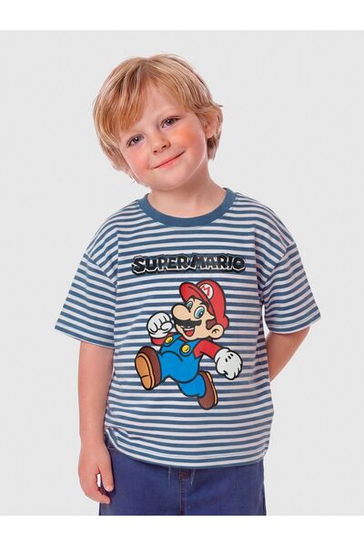 TWO SOON Tričko s potiskem Mario