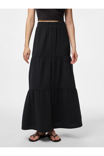 PIECES Maxirock PCSIKKA HW BAUMWOLL