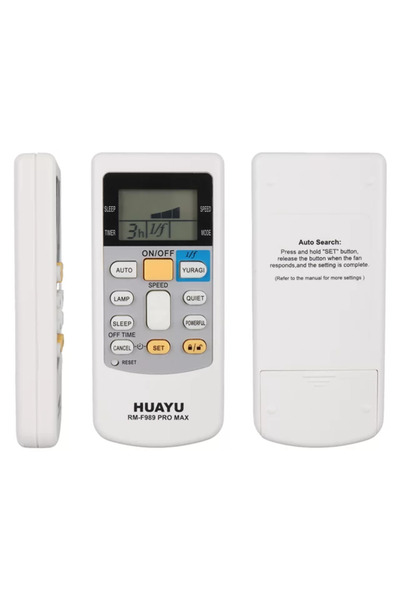 Huayu Rm-F989 Universal Lcd Ekranlı Akıllı Vantilatör Kumandası