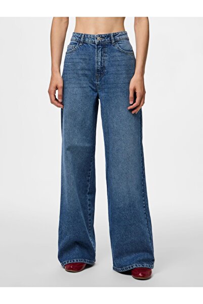 PIECES Τζιν με φαρδιά γραμμή PCSELMA HW