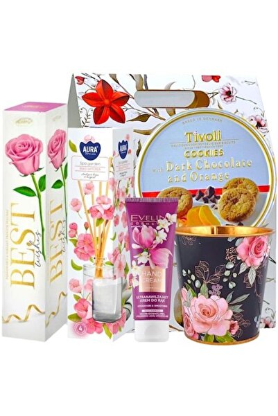 CADOURI RAFINATE Set cadou pentru femei - Cadou elegant cu praline de ciocola...