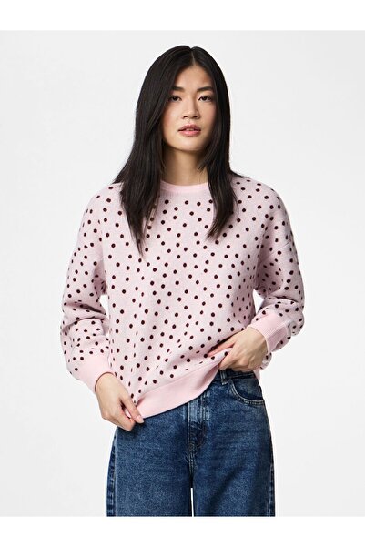 PIECES Strickpullover PCNANCY PÜNKTCHEN