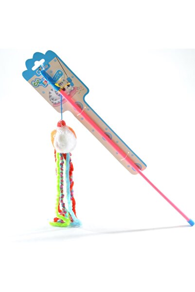 BIOTUR PET JUCARIE PENTRU PISICI UNDITA CU MINGE 50CM