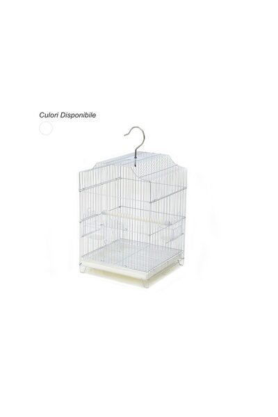 BIOTUR PET BIRD CAGE NO. 502 WHITE 33x31.5x60(h)cm