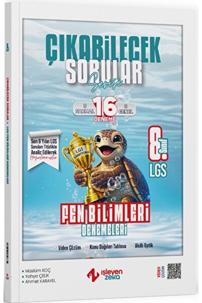 İşleyen Zeka Yayınları İşleyen Zeka 8. Sınıf LGS Fen Bilimleri Denemesi Çıkab...