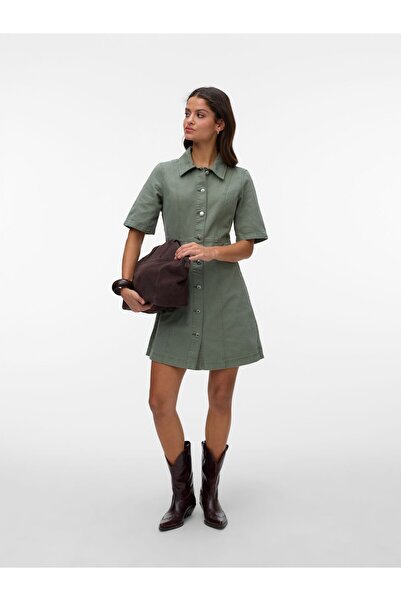 Vero Moda Jeanskleid VMDAISY Kurzes Kleid